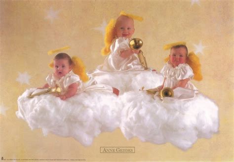 Anne Geddes Cherub Babies Vintage Poster Canvas Wall Art Print