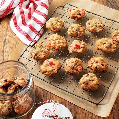 Fruitcake Christmas Cookies Recipe Taste Of Home