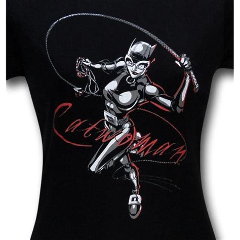 Catwoman Jumping Rope Womens T Shirt
