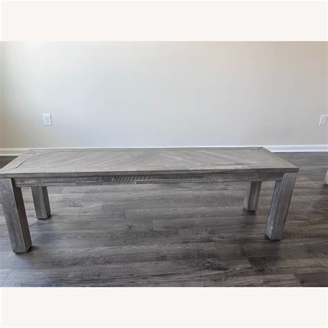 Solid Wood Dining Table And Bench Aptdeco