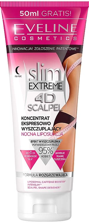 eveline cosmetics slim extreme 4d scalpel night liposuction anti cellulitkräm
