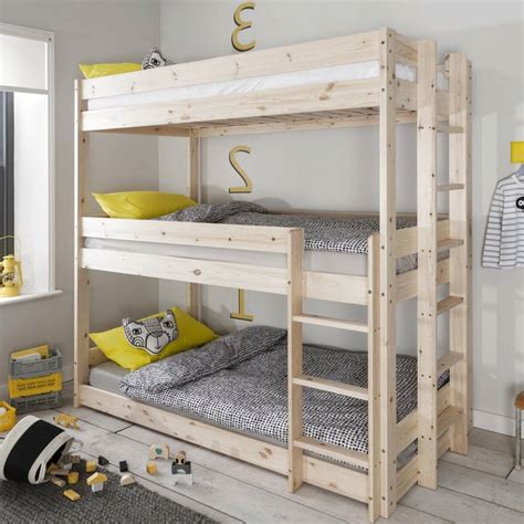91 shane bed 2 dr bed. Second hand Triple Pine Bunk Beds in Ireland