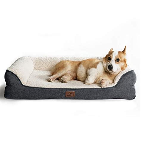 Bedsure Orthopedic Memory Foam Dog Bed For Medium Dogs Waterproof Dog