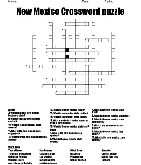 New Mexico Word Search Wordmint