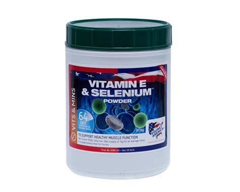 Vitamin e supplement for horses. Equine America Vitamin E and Selenium Powder - The Ranch Store