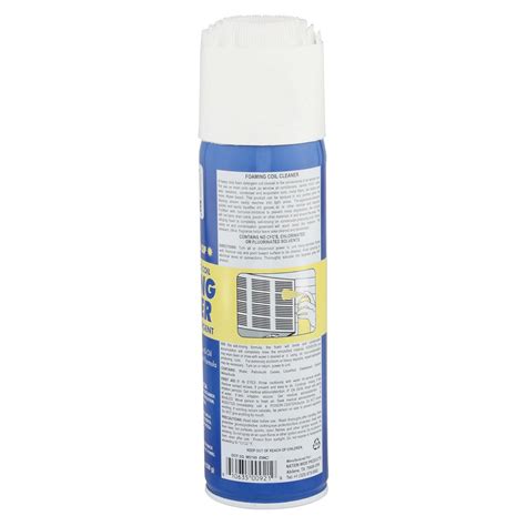 It can be sprayed in any position. AIR CONDITIONER FOAMING CLEANER Coil Evaporator Spray ...