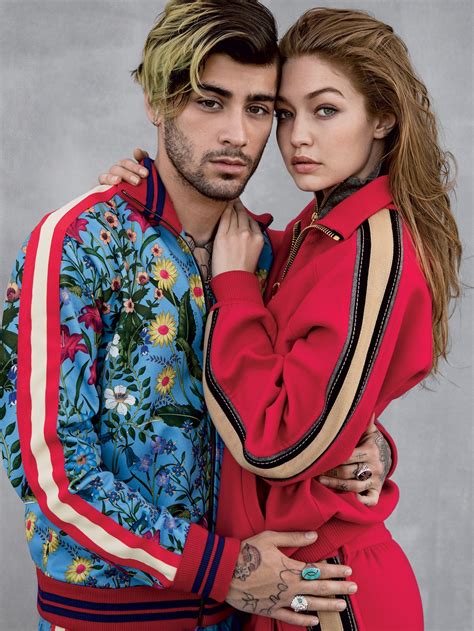 Her sister, fellow supermodel bella hadid; Gigi Hadid e Zayn Malik estrelam a edição de agosto da ...