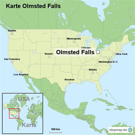 Stepmap Karte Olmsted Falls Landkarte Für Usa