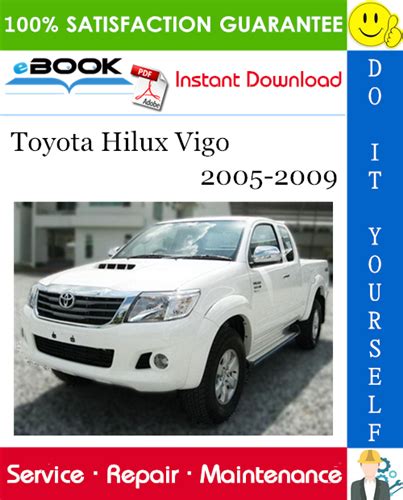Toyota Hilux Vigo Service Repair Manual 2005 2009 Download Pdf Download