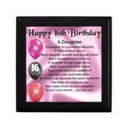 Maybe you would like to learn more about one of these? Daughter Poem 16th Birthday Gift Box | Zazzle.co.uk ...