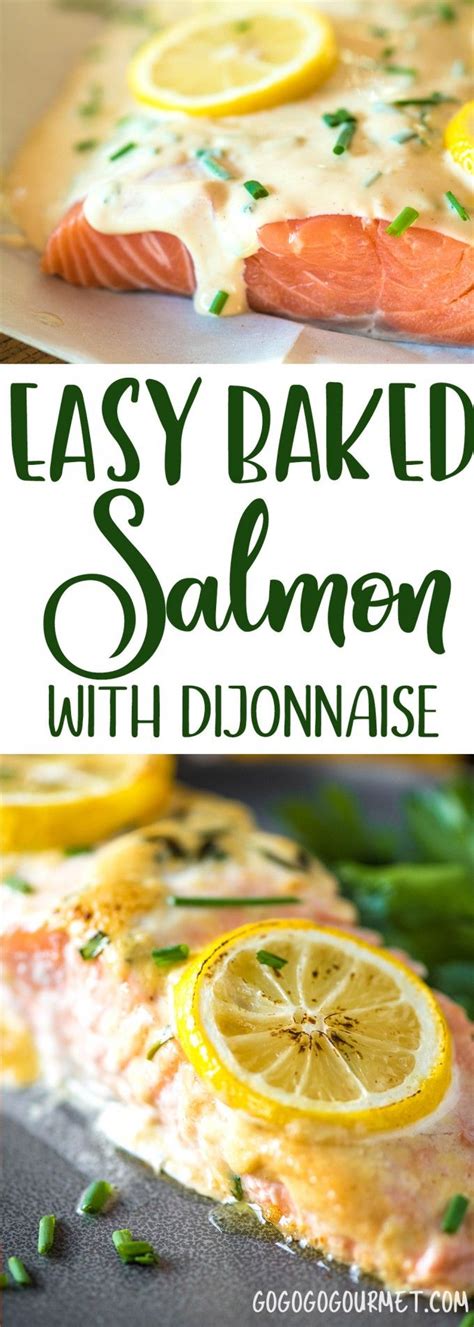 Put salmon in skin side down. This Easy Oven Baked Lemon Salmon is topped off with an ...