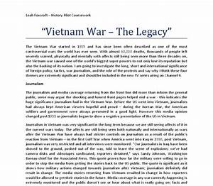 vietnam war essay introduction