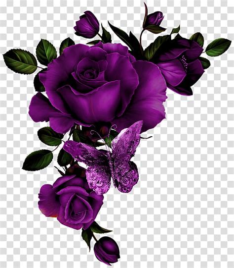 Bouquet Of Flowers Drawing Rose Black Rose Purple Watercolor