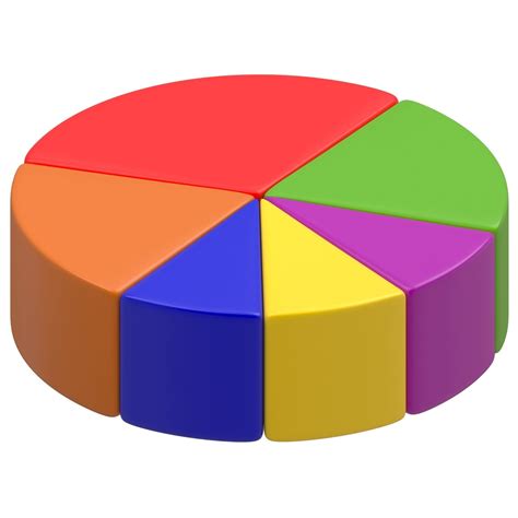 Pie Chart 03 3d Cgtrader