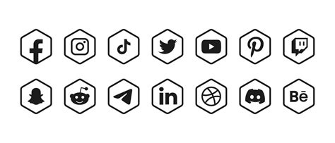 Popular Social Network Symbols Social Media Logo Icons Collection