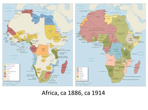Map Of Africa Before And After Colonization Map
