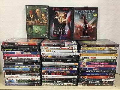 Lot Of Adult Dvd Assorted Movies And Tv Shows Random Mixed Lot Pg R