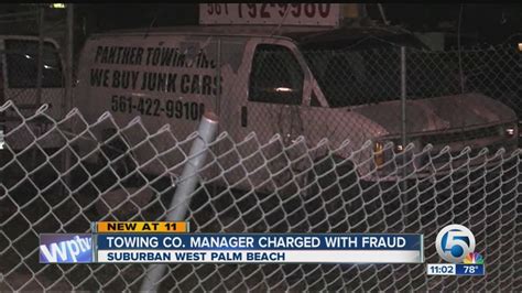 Towing Manager Charged With Fraud Youtube