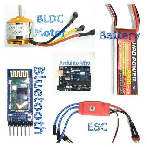 Control The Speed Of Brushless Dc Motor Using Arduino And Bluetooth
