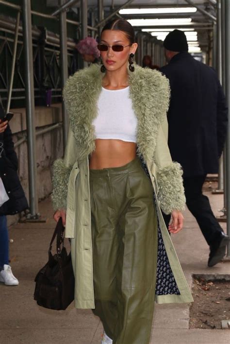 bella hadid heading to marc jacobs fashion show in new york 02 12 2020 hawtcelebs