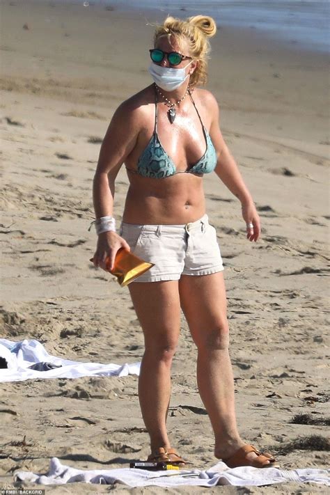 Britney Spears At The Beach