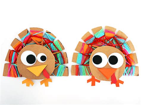 Turkey Cardboard Crafts For Kids Kids Art And Craft