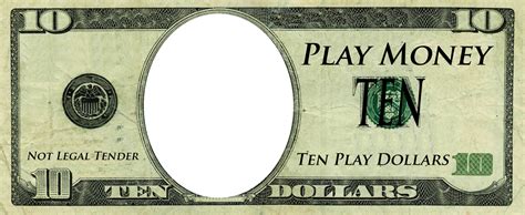 Play Money Template Customizable