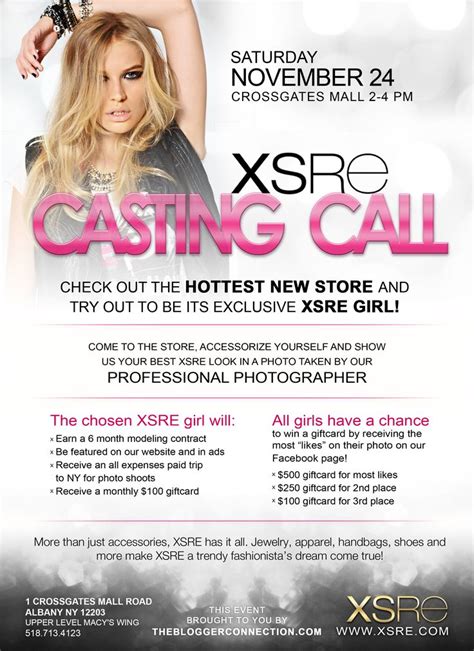 open casting call for the xsre girl in crossgates albany ny xsre store xsregirl casting