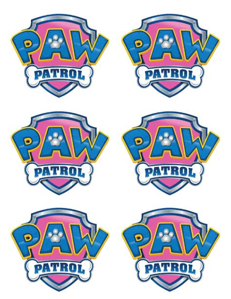 Paw Patrol Printables Badges Printable Word Searches