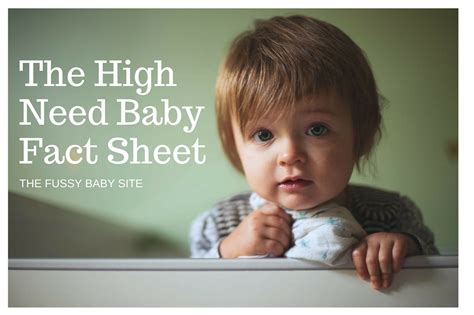 Research On High Need Babies Fact Sheet The Fussy Baby Site