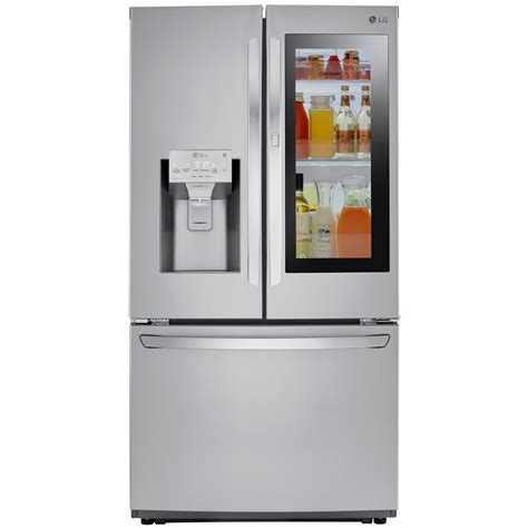 lg fridge reviews french door lg electronics 29 7 cu ft french door refrigerator with door in