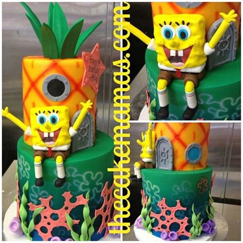 The Cake Mamas Pineapple Under The Sea Spongebob Cake Spongebob