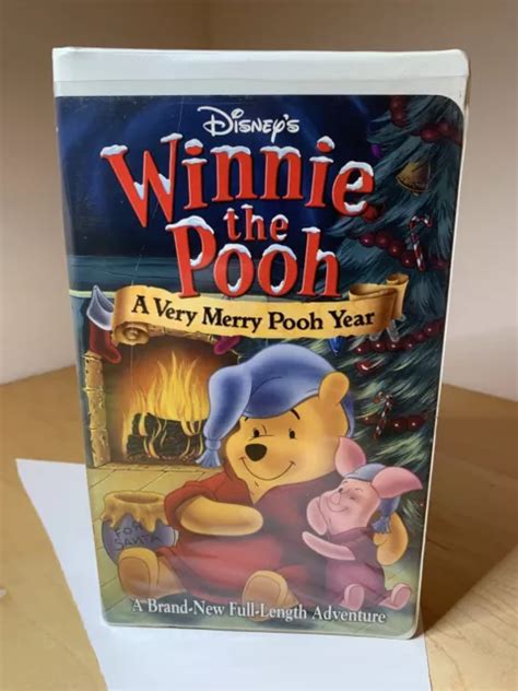 Winnie The Pooh A Very Merry Pooh Year Vhs 2002 Clamshell Disney 6