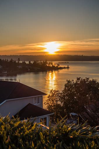 Browns Point Sunset 2 Stock Photo Download Image Now Dusk