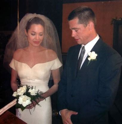 A source told us weekly. Angelina Jolie and Brad Pitt Wedding: What Did the New Mrs Pitt Wear on Her Special Day?