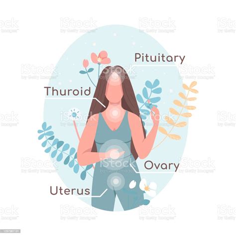 여성 바디 맵 플랫 컨셉 벡터 일러스트레이션 2차 도형에 대한 스톡 벡터 아트 및 기타 이미지 Istock