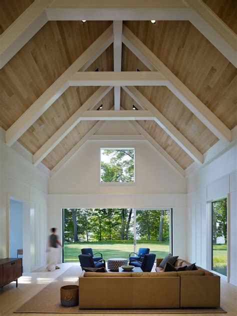 Vaulted ceilings provide a place for hot air to go. 25 Vaulted Ceiling Ideas With Pros And Cons - DigsDigs