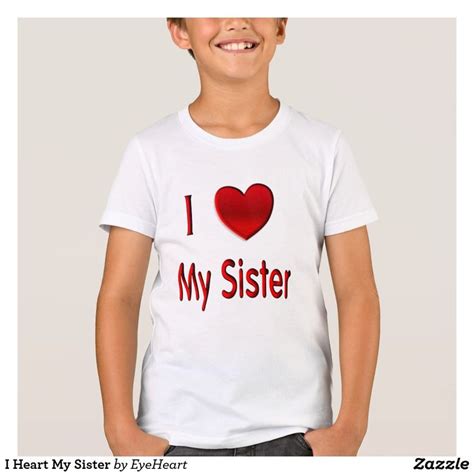 I Heart My Sister T Shirt Shirts T Shirt Mens Tops