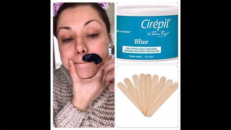How To Wax Sideburns Upper Lip Tutorial Cirepil Blue Hard Wax Youtube