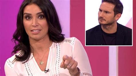 christine bleakley reveals she almost called off her wedding to frank lampard after he messed