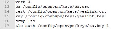OpenVPN Package File Structure Of Yeastar Yeastar Support