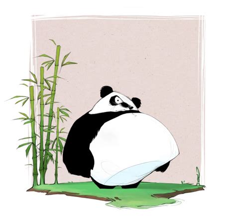 Panda On Behance Animal Art Art Panda