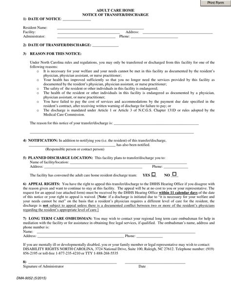 Form Dma 9052 Fill Out Sign Online And Download Fillable Pdf North