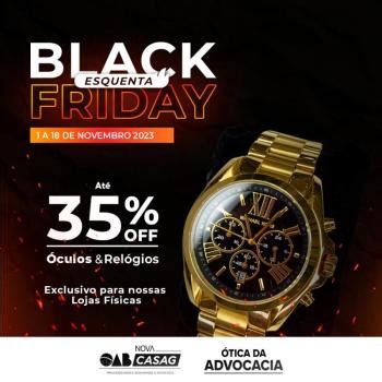 Black Friday antecipada da Ótica da Advocacia têm descontos de até 35