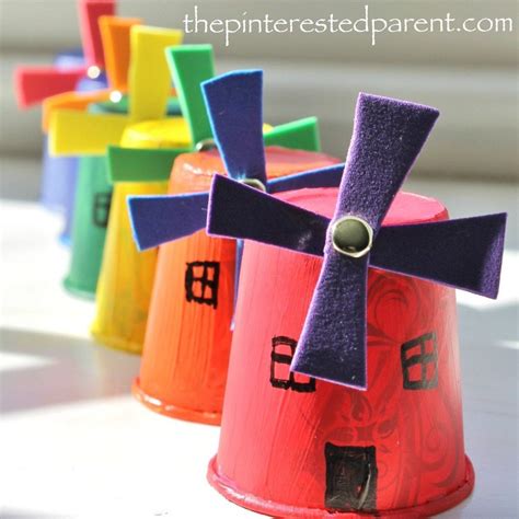 Paper Cup Windmill Craft A Cute And Easy Craft For Kids With Spinning