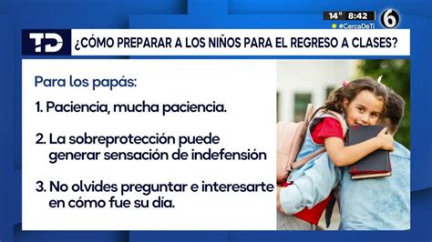 ¿cómo Preparar A Los Niños Para El Regreso A Clases Telediario México