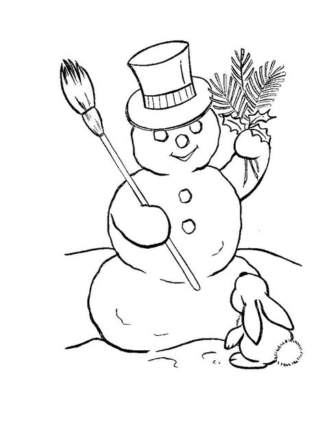 Multiplication snowflake solutions ~ math printables color by the code puzzles for winter to practice multiplication facts. Free Printable Snowman Coloring Pages For Kids
