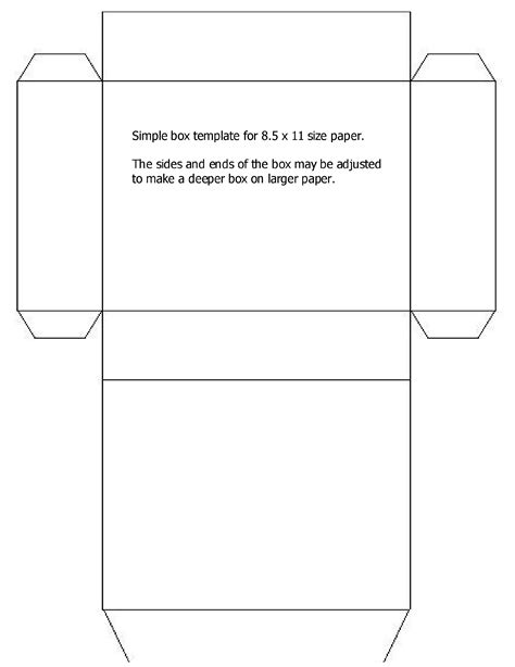 Template For Making A Box
