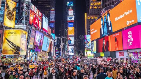 Times Square In New York Editorial Stock Photo Image Of Fashion