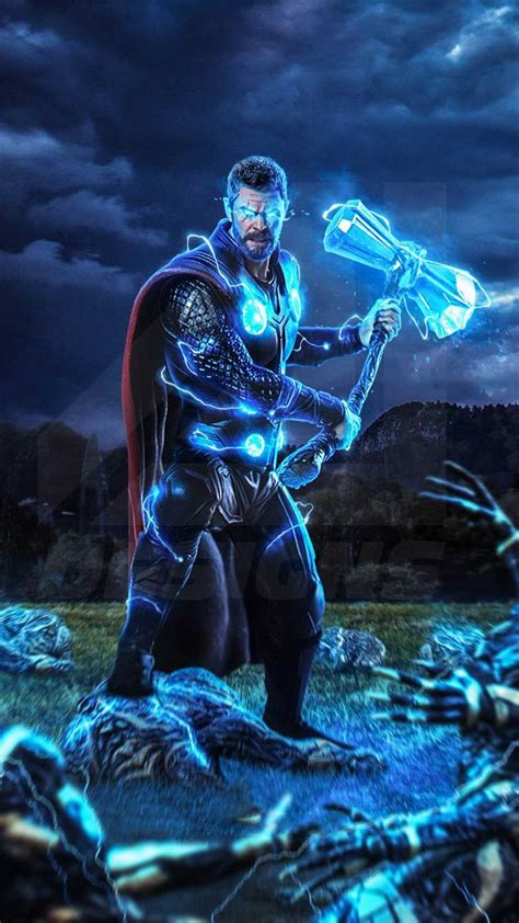 Thor Stormbreaker Avengers Endgame Iphone Wallpaper Alt Image